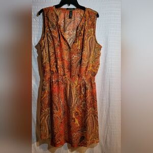 Lauren Ralph Lauren summer lightweight sleeveless dress.  Size 16